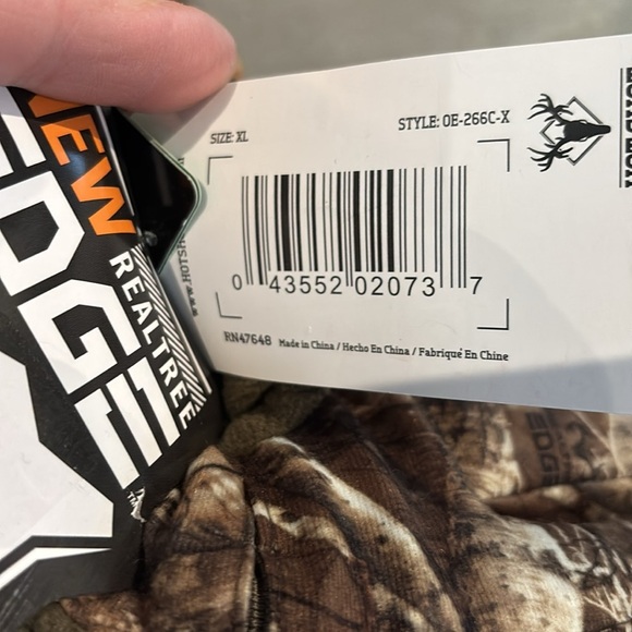 Realtree New Edge Hot Shot, pro-text, waterproof,breathable,fleece lined gloves - Picture 10 of 10